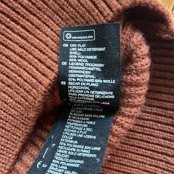 & Other Stories Brown and Red Striped Oversized Sweater - M - Picture 6 of 8